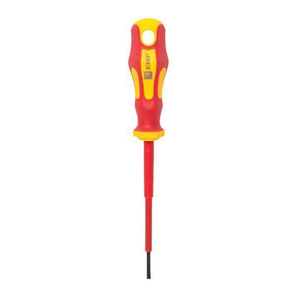 Отвертка SL2.5х80мм Master 1000В Basic EKF sl-2.5-80-mas-in