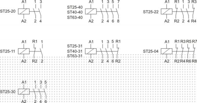 Контактор модульный ST-25-20 2НО 2.2Вт 1мод. монтаж на DIN-рейку F&F EA13.001.001