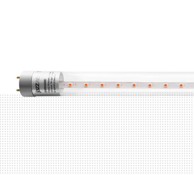 Лампа светодиодная PLED T8-600 PPG Agro 8Вт T8 линейная G13 CL для растений красн./син. спектр Jazzway 5025899