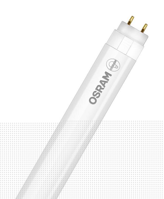 Лампа светодиодная SUBSTITUBE Basic T8 18W/830 18Вт T8 линейная 3000К тепл. бел. G13 1440лм 220-240В 1200мм двухсторон. прям. вкл. (замена 36Вт) OSRAM 4058075377523